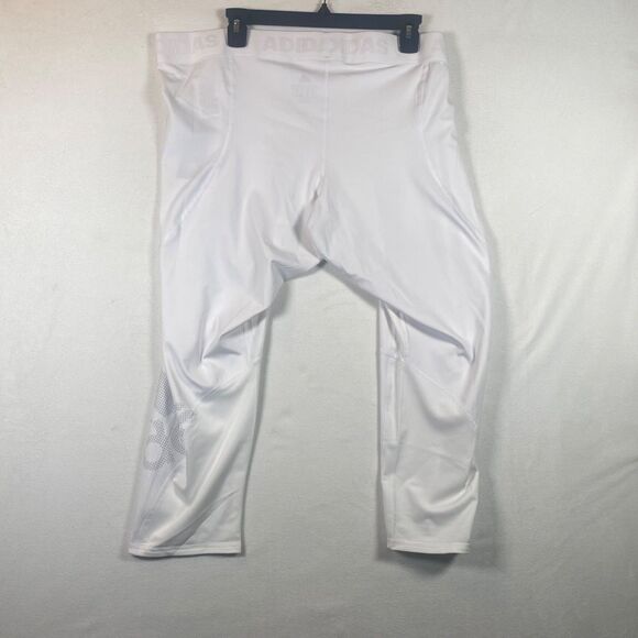 Adidas Alphaskin 3/4 Tights Men’s Size 3XL – White – NWT - Picture 2 of 12